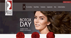 Desktop Screenshot of clinicapelle.com.br