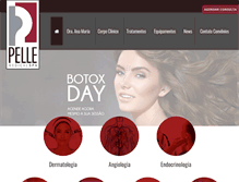 Tablet Screenshot of clinicapelle.com.br